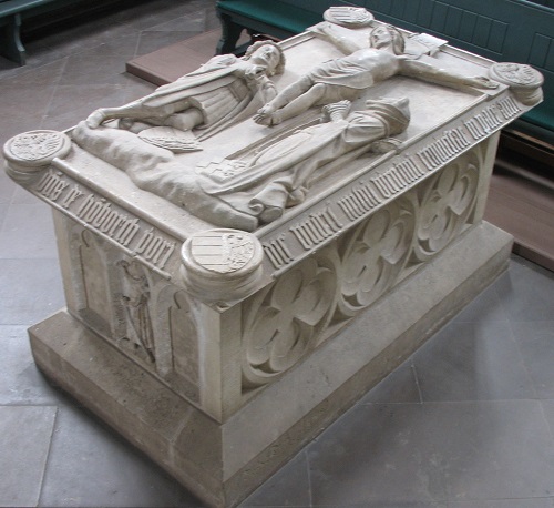 Die Tumba des Edelherren Siegfried von Homburg (1300 1380) ist aus